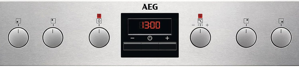 AEG EPS33102ZM Einbauherd/Pyrolyse – Selbstreinigung/Grillfunktion/Display mit Uhr/Kindersicherung/A+ / Edelstahl mit Antifingerprint