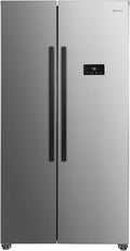 Bauknecht SBS C90 IN Side-by-Side Kühl-Gefrierkombination, 532 l, Dual Cool Total NoFrost, getrennt regelbar, Superkühlfunktion, Inverter-Kompressor, leise 39 dB, Edelstahloptik