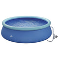 CRIVIT Quick-up-Pool, Ø 300 x H 76 cm, inkl. Filterpumpe - B-Ware neuwertig