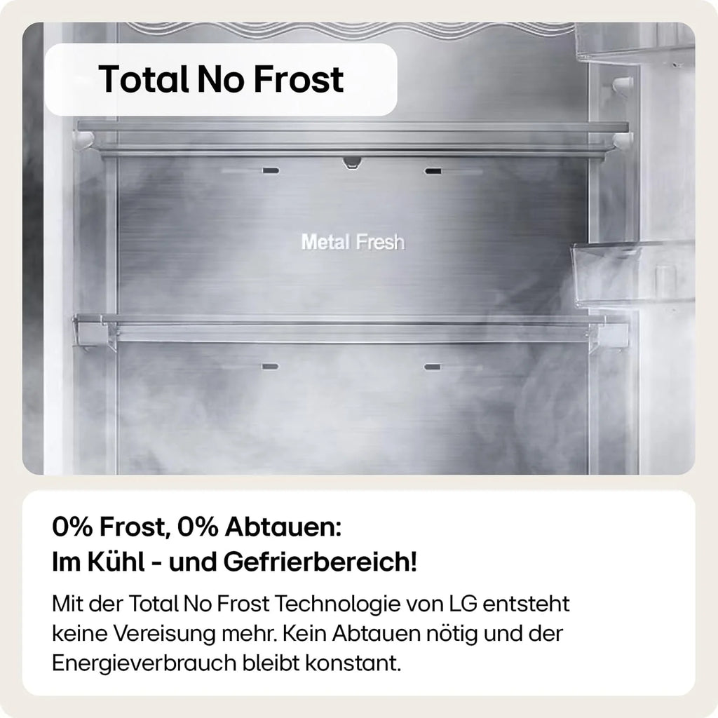 LG GSGV81PYLL Side by Side Kühlschrank, Klasse E, 635 L, Instaview, Kühlschrank mit Gefrierfach, Eis-, Crushed Ice- Wasserspender, Total NoFrost, Smart Inverter Kompressor, Wi-Fi