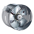 355mm Industrie Rohrventilator Kanallüfter Kanalventilator Rohrlüfter Rohrgebläse Rohrventilator Axial Ventilator Axialventilator Rohr Kanal Gebläse Metall-lüfter Kanalgebläse