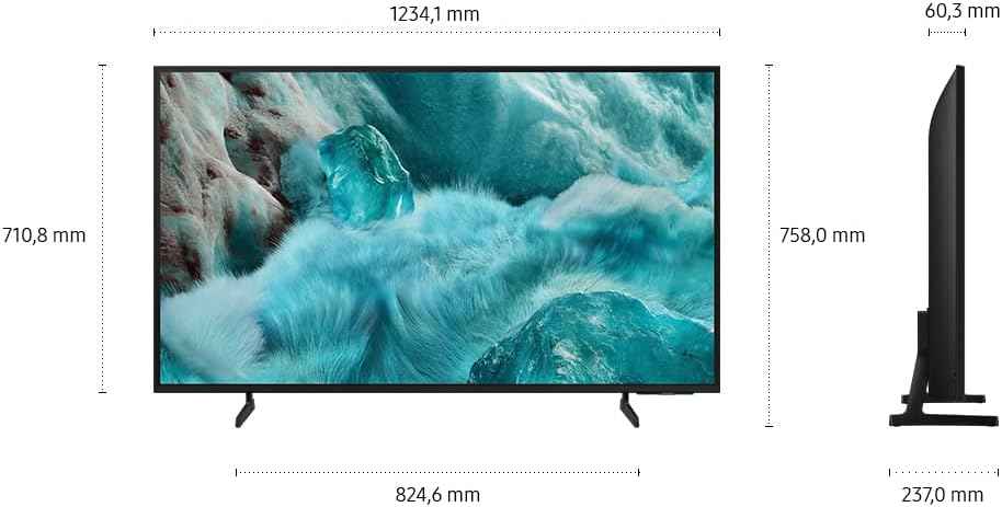 QLED Q7F2 4K 55 Zoll (138 cm) UHD Fernseher, Q4 AI Prozessor, Quantum Dot für Reale Farben, 4K Upscaling, Knox Security, Gaming Hub, Kostenlose Inhalte, AI Smart TV