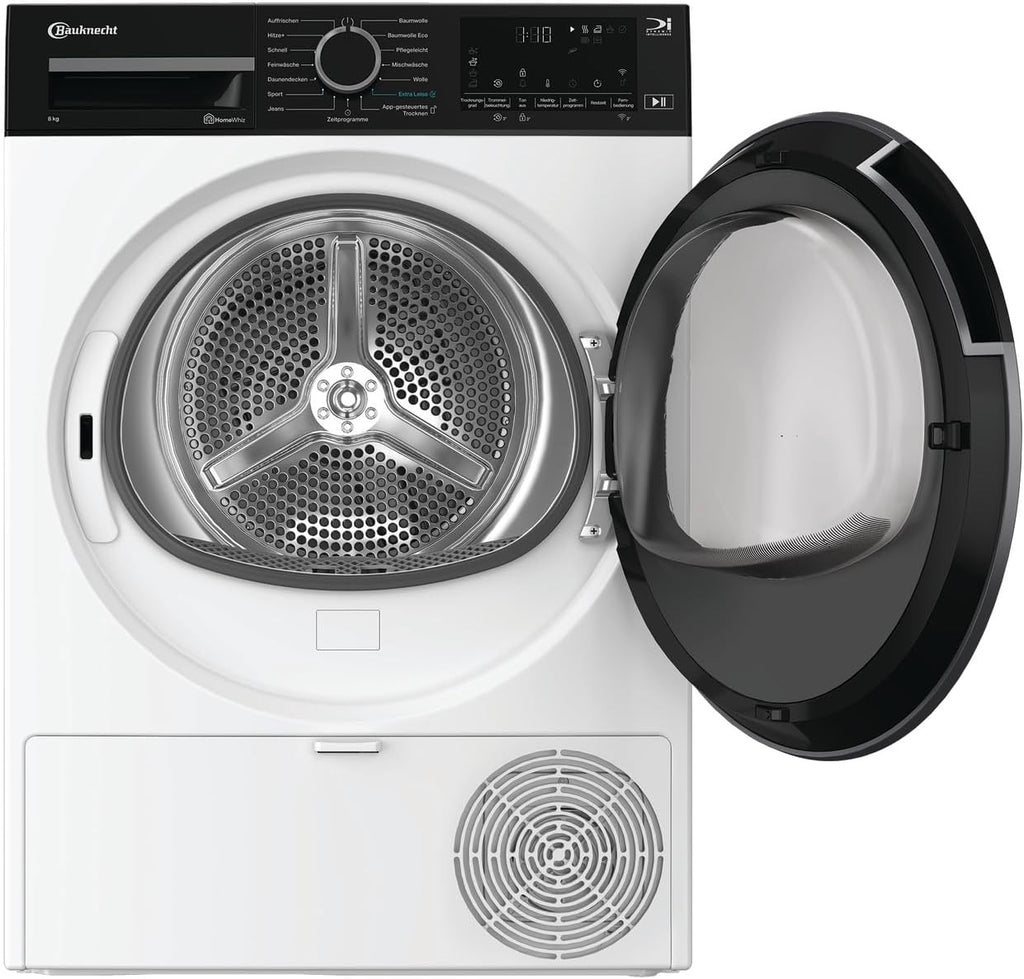 Bauknecht BDSV 8A WB Wärmepumpentrockner / 8 kg/EEK A/Precision Dry/Adaptive Dry/Silent Spin/HomeWhiz, weiß