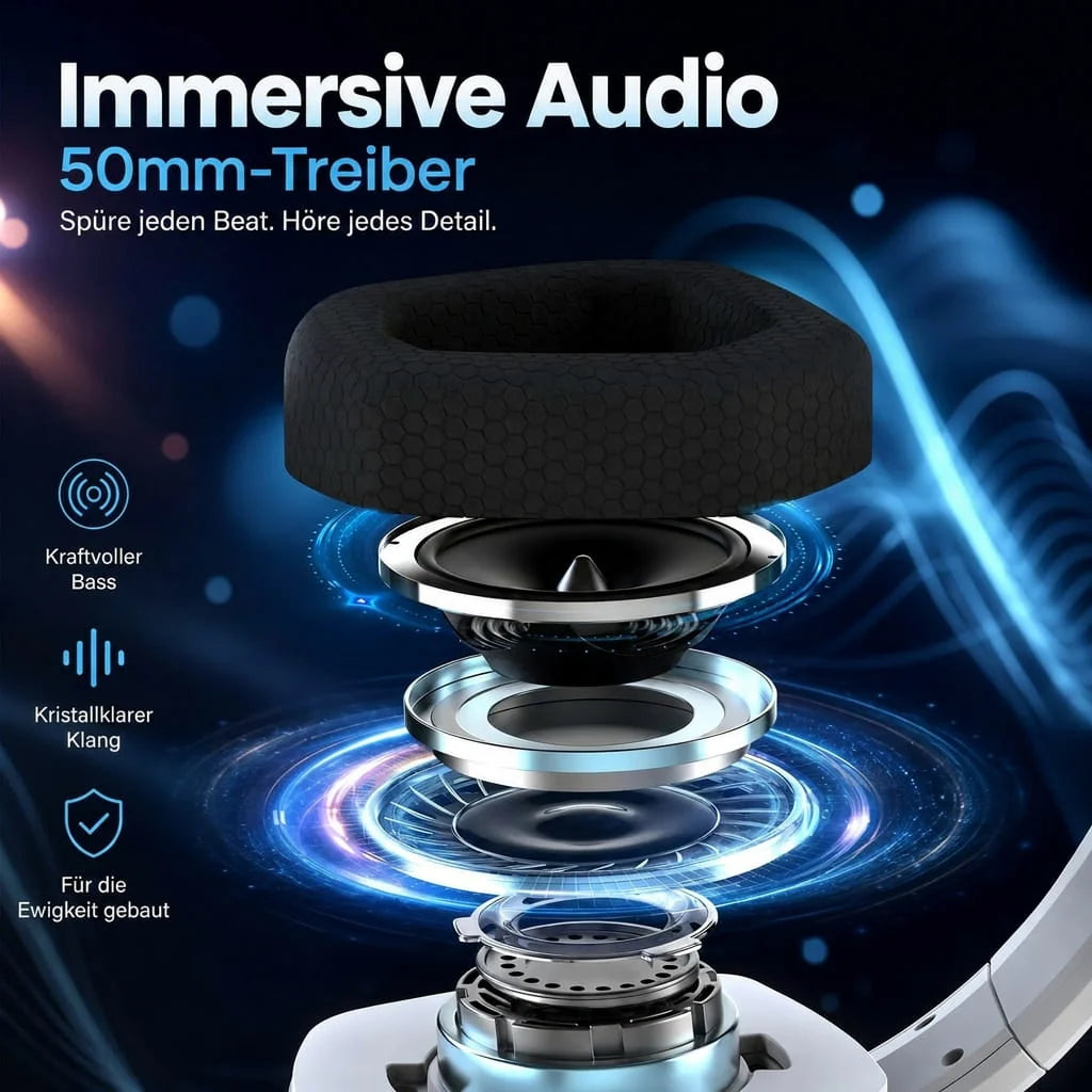 Kabelloses Gaming Headset mit Mikrofon | Funksturm