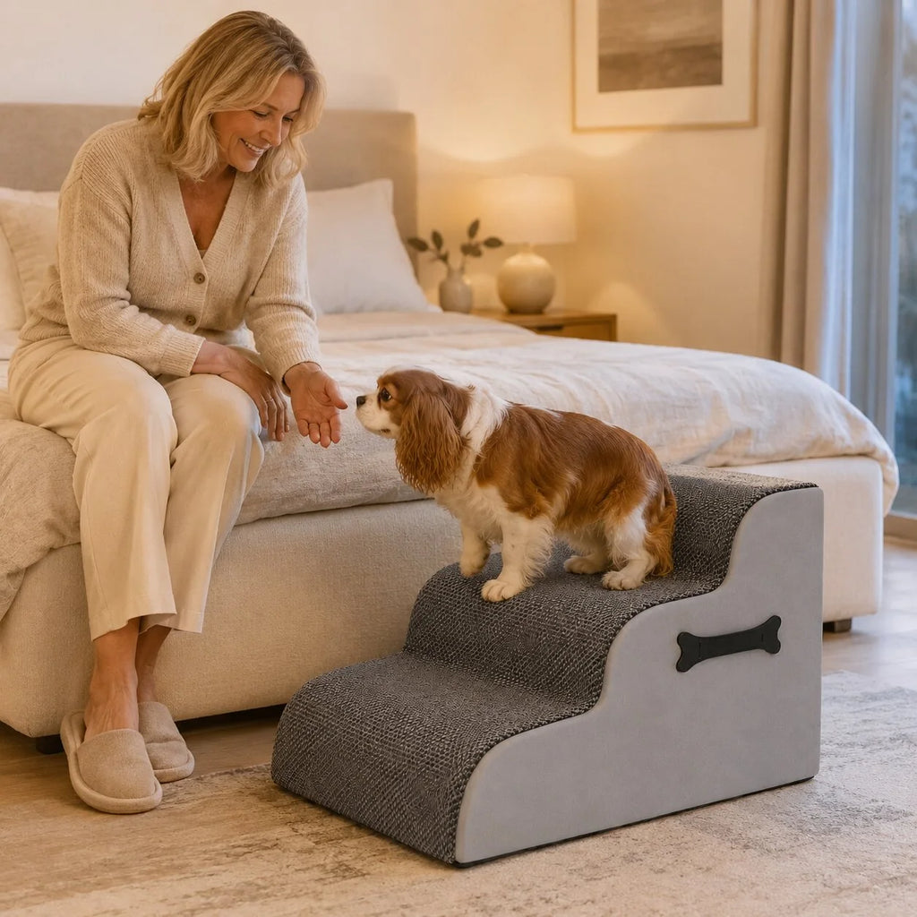 Hundetreppe für Bett und Sofa | Pfotenstufe