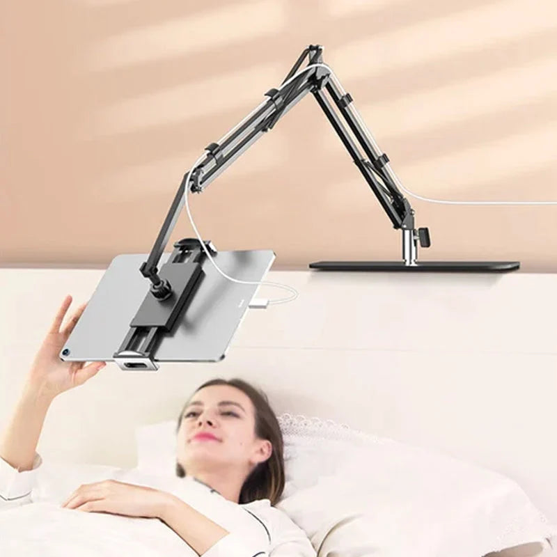 Karnz | Ausziehbarer, versteckter Telefon-/Tablethalter am Bett