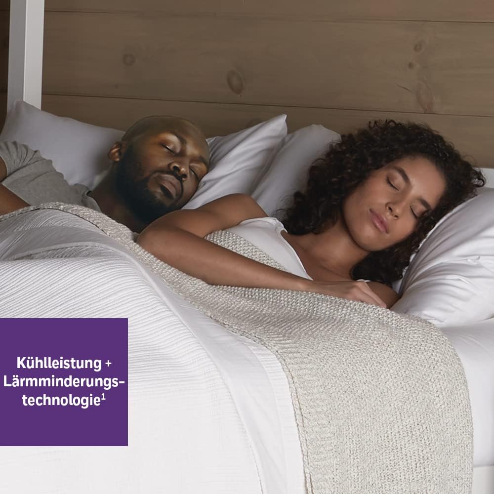 Honeywell Advanced QuietSet Oszillierender Standventilator (5 Geschwindigkeitseinstellungen, Timer-Funktion, Oszillation 70°, Höhenverstellung, Fernbedienung, Einfach zu benutzen) HSF600B