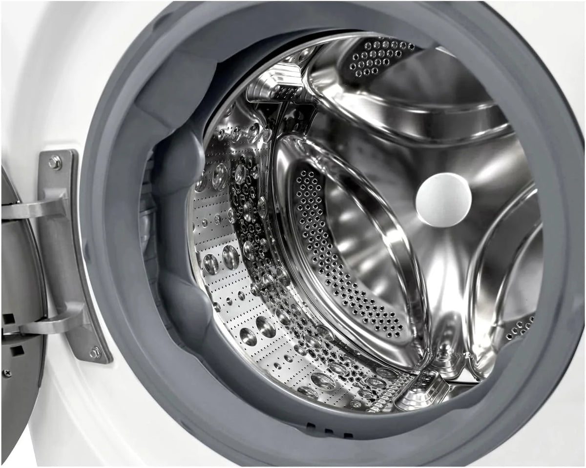 LG F4WV7080, Klasse A, Frontlader-Waschmaschine 8 kg, 1400 U/Min, AI Direct Drive, Wi-Fi, Tiefenreinigung mit Dampf, Groe Kapazitt, TRIPLE A, Auentür aus Sicherheitsglas, 62 x 60 x 85 cm  Wei