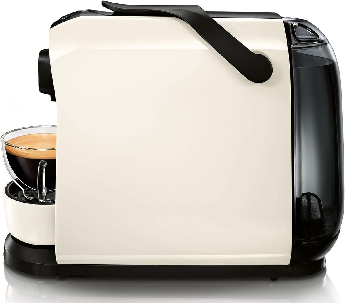 Tchibo Cafissimo Pure Kapselmaschine (für Kaffee, Espresso, Caffé Crema und Tee) weiß