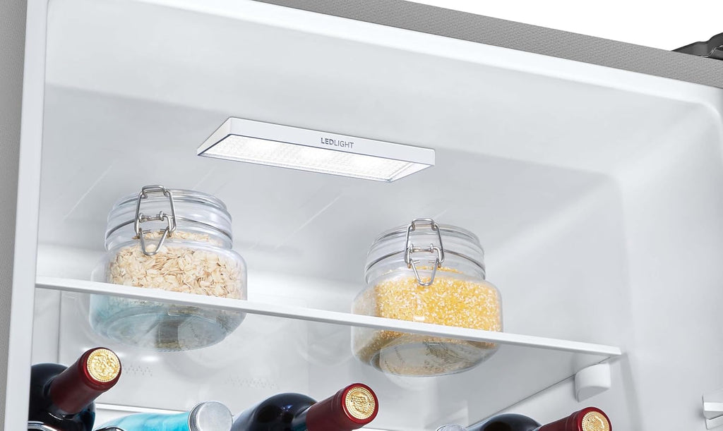 Gorenje N 619EAXL4 Kühl-Gefrier-Kombination/ LED Display/ 186 cm/ 300 l/ NoFrostPLus/ Gemüsefach mit Feuchteregler/ FastFreeze/ edelstahl