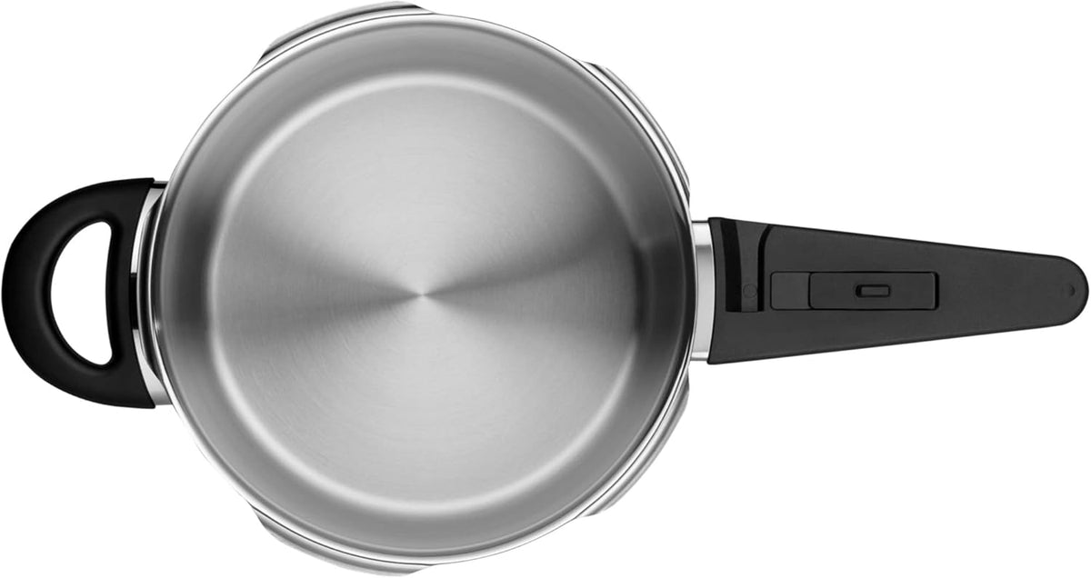 WMF Perfect One Pot Schnellkochtopf Set Induktion 2-teilig, Dampfkochtopf 6,5l, 3l, großes Kochsignal, 2 Kochstufen, abnehmbarer Deckelgriff, Edelstahl