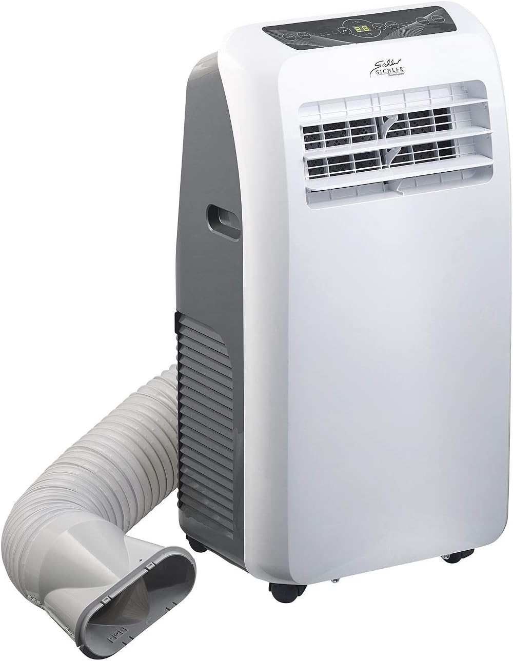 Sichler Haushaltsgeräte Klimaanlage Alexa: Mobile Klimaanlage, 9.000 BTU/h, 2.600 Watt, WLAN & App-Steuerung (Klimagerät Alexa, kompatibel, Raumentfeuchter)