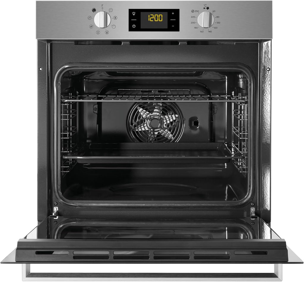 Privileg PBWR6 OH5F IN Einbau-Backofen/ Energieffizienzklasse A/ 71 L/ Hydrolyse-Reinigungsfunktion/ Multifunktions-Umluftbackofen Mit 7 Funktionen/ Edelstahl/ Turn&Go/ Click&Clean