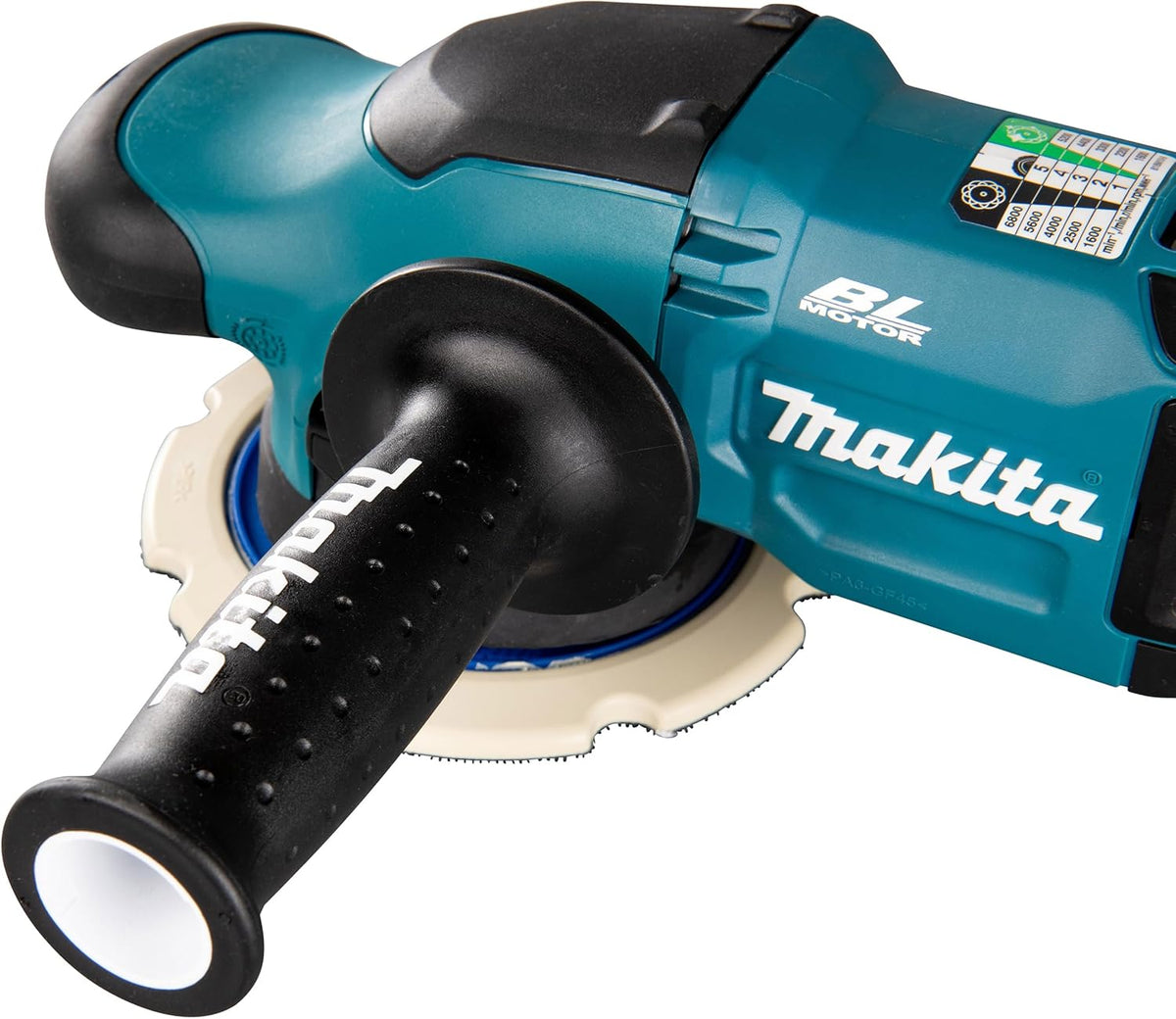 DPO600TKX1 Exzenterpolierer, 1 Akku plus Ladegerät im Transportkoffer, Blau, 18 V / 5,0 Ah