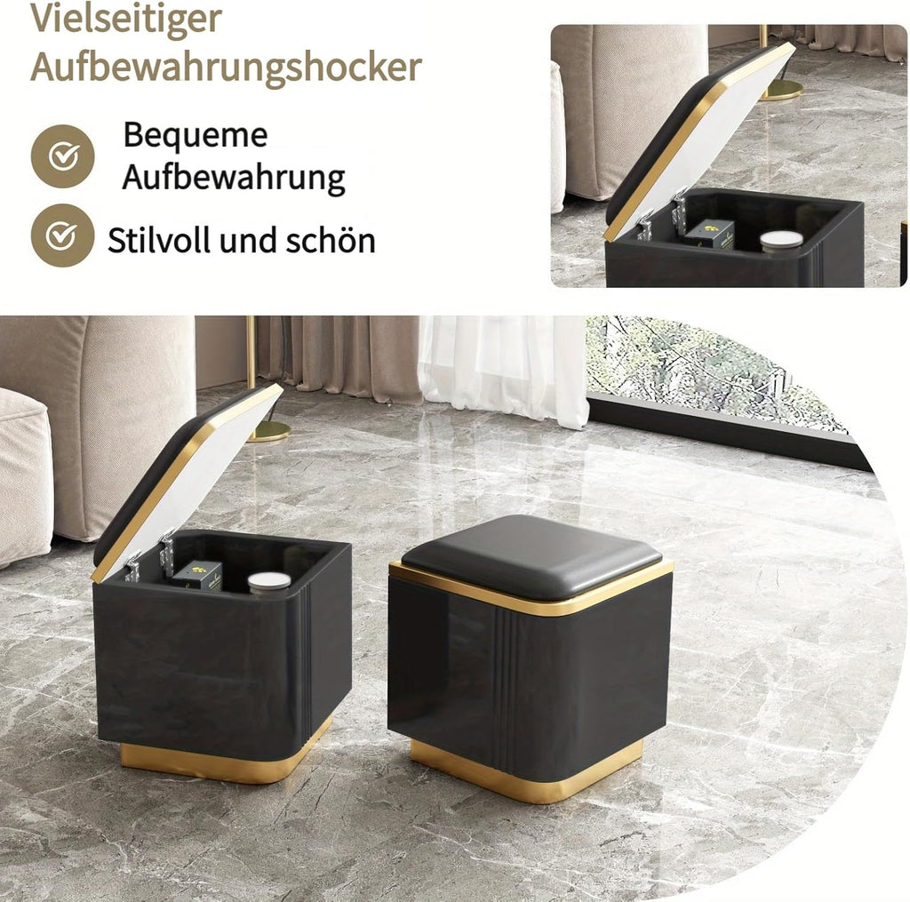 Guyii Höhenverstellbarer Couchtisch 120 cm lang mit Ablage, Multifunktionaler Cauchsofa Tisch, Coffee Table mit integriertem Stauraum und Klapptisch, Moderner Design für Wohnzimmer (schwarz)