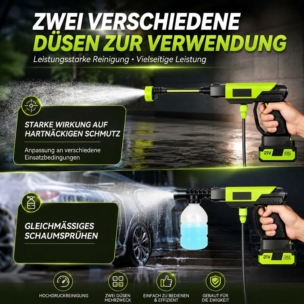 Akku Hochdruckreiniger | Strahlkranz