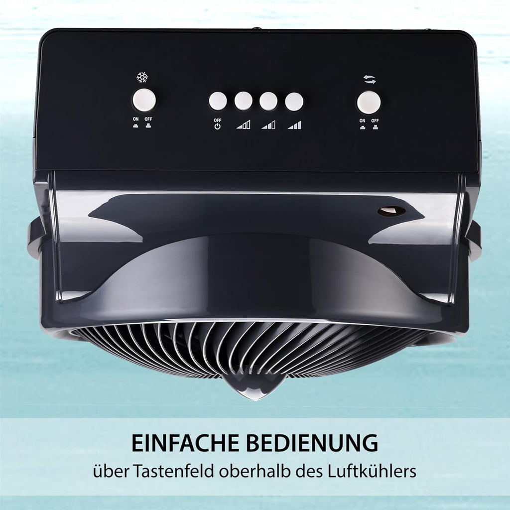 Syntrox Luftkühler mit Ventilator | Wasser gekühlt | Verdunstungskühler, Luftbefeuchter, Lufterfrischer, Multifunktionsgerät, inklusive Schwenkfunktion