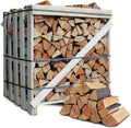 JSM-Brennholz Brennholz Buche - Scheitänge 25cm / 33 cm - 1,6 SRM/ 1RM - 1 Palette - für Kamin, Ofen, Grill, Smoker (Scheitlänge 25 cm)