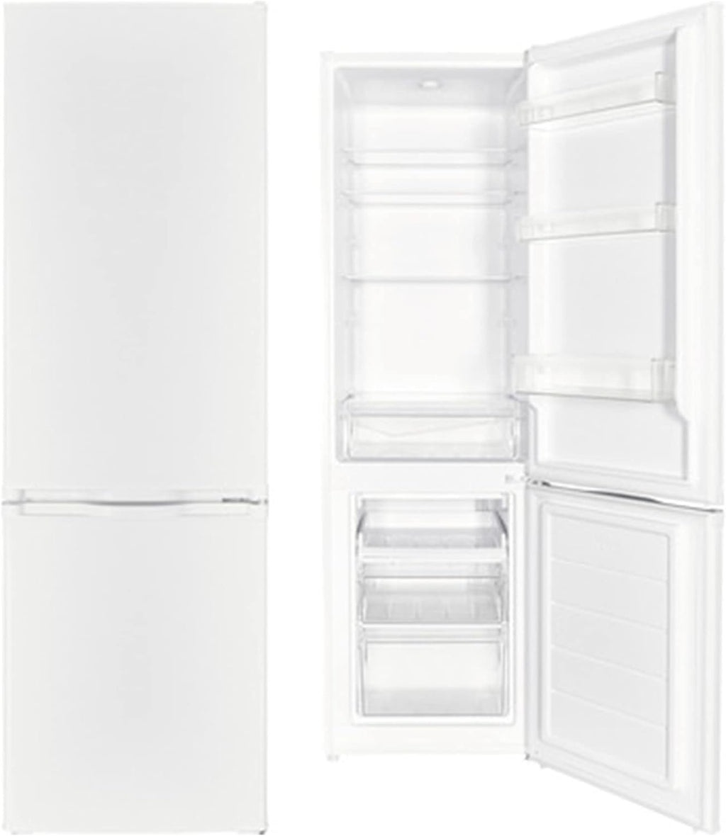 PKM Stand Kühl-Gefrierkombination KG262W-M weiß | 262L Nutzinhalt | Kühlteil 191L | Gefrierteil 71L | 4**** Gefrierfach | Leiser Betrieb 40dB | Sparsame LED-Beleuchtung | 172 kWh/Jahr