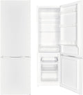 PKM Stand Kühl-Gefrierkombination KG262W-M weiß | 262L Nutzinhalt | Kühlteil 191L | Gefrierteil 71L | 4**** Gefrierfach | Leiser Betrieb 40dB | Sparsame LED-Beleuchtung | 172 kWh/Jahr