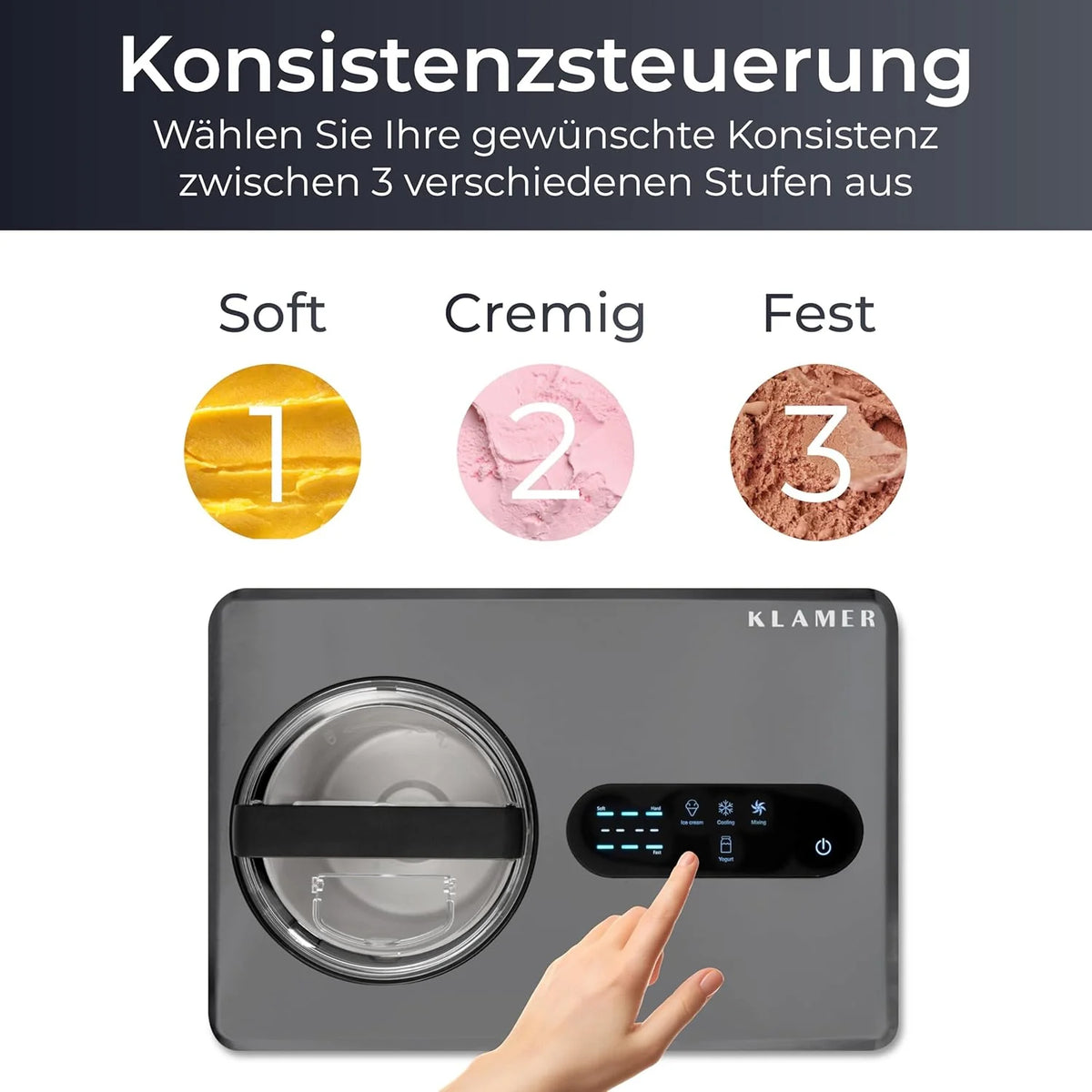 Eismaschine Pro 2L