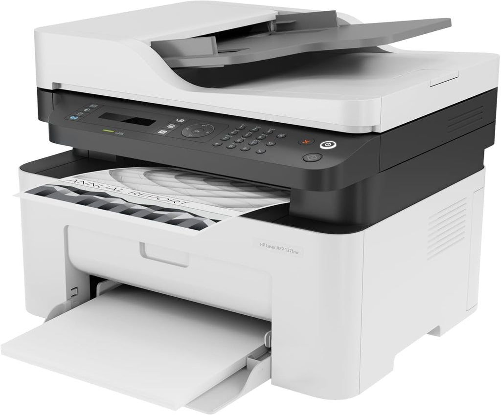 Laser 137fnw Laser-Multifunktionsdrucker (Laserdrucker, Kopierer, Scanner, Fax, WLAN)