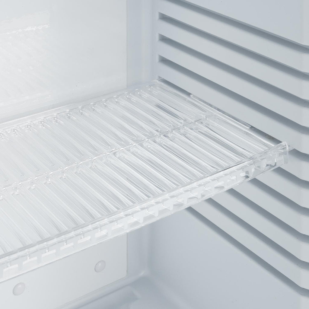 Klarstein MKS-13 Mini Kühlschrank Minibar Getränkekühlschrank mit Regaleinschub (36 Liter, leise, reinigungsfreundlich) schwarz-silber