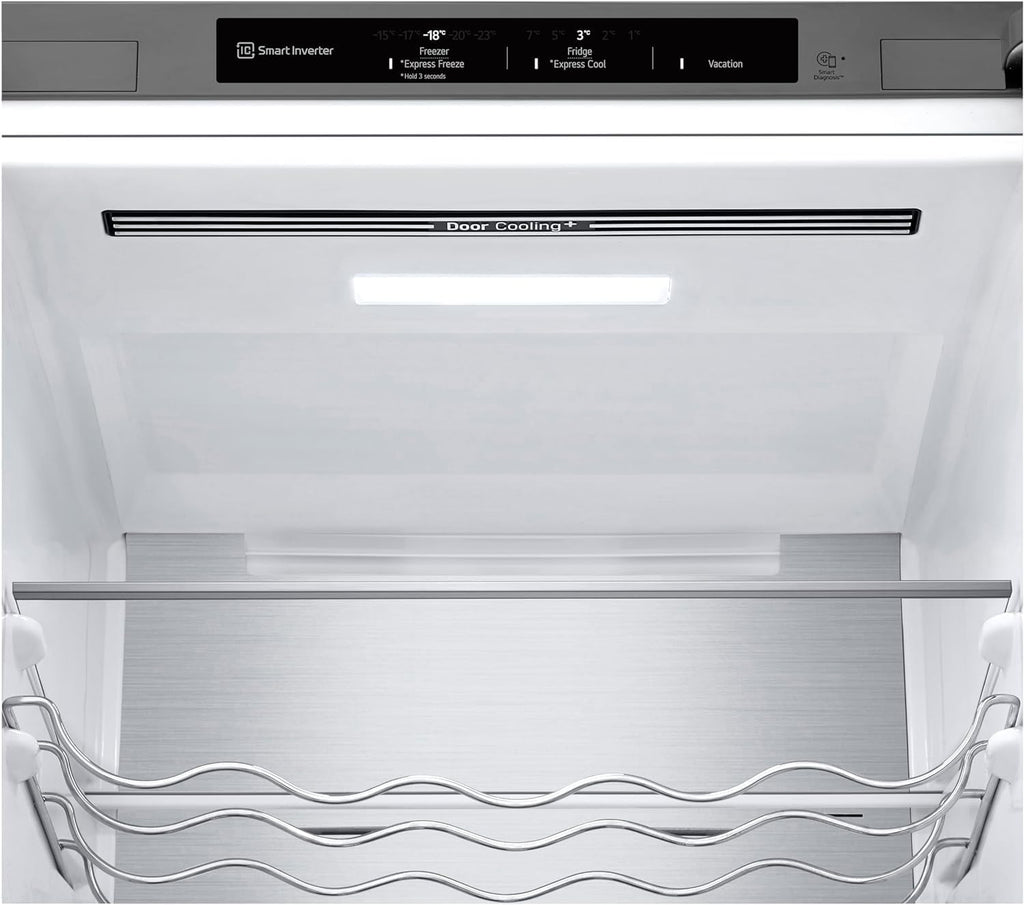 GBV7280AMB, Klasse A, 387 L, Kühl-/ Gefrierkombination mit Innendisplay, Frische Features, DoorCooling+, Variables Ablagefach für XXL-Stauraum, 59,5 x 67,5 x 203 cm - Metal Sorbet