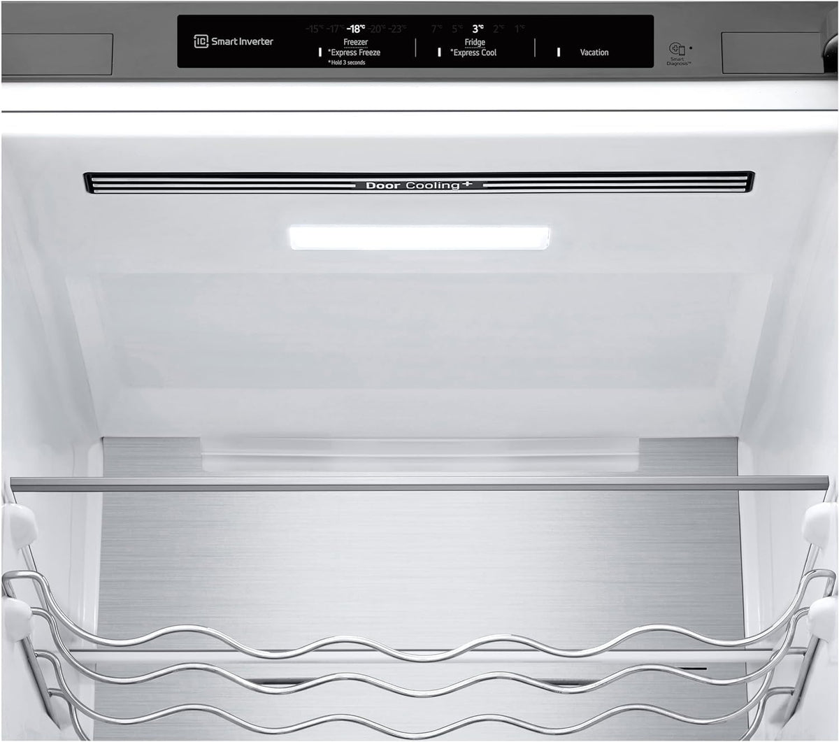GBV7280AMB, Klasse A, 387 L, Kühl-/ Gefrierkombination mit Innendisplay, Frische Features, DoorCooling+, Variables Ablagefach für XXL-Stauraum, 59,5 x 67,5 x 203 cm - Metal Sorbet